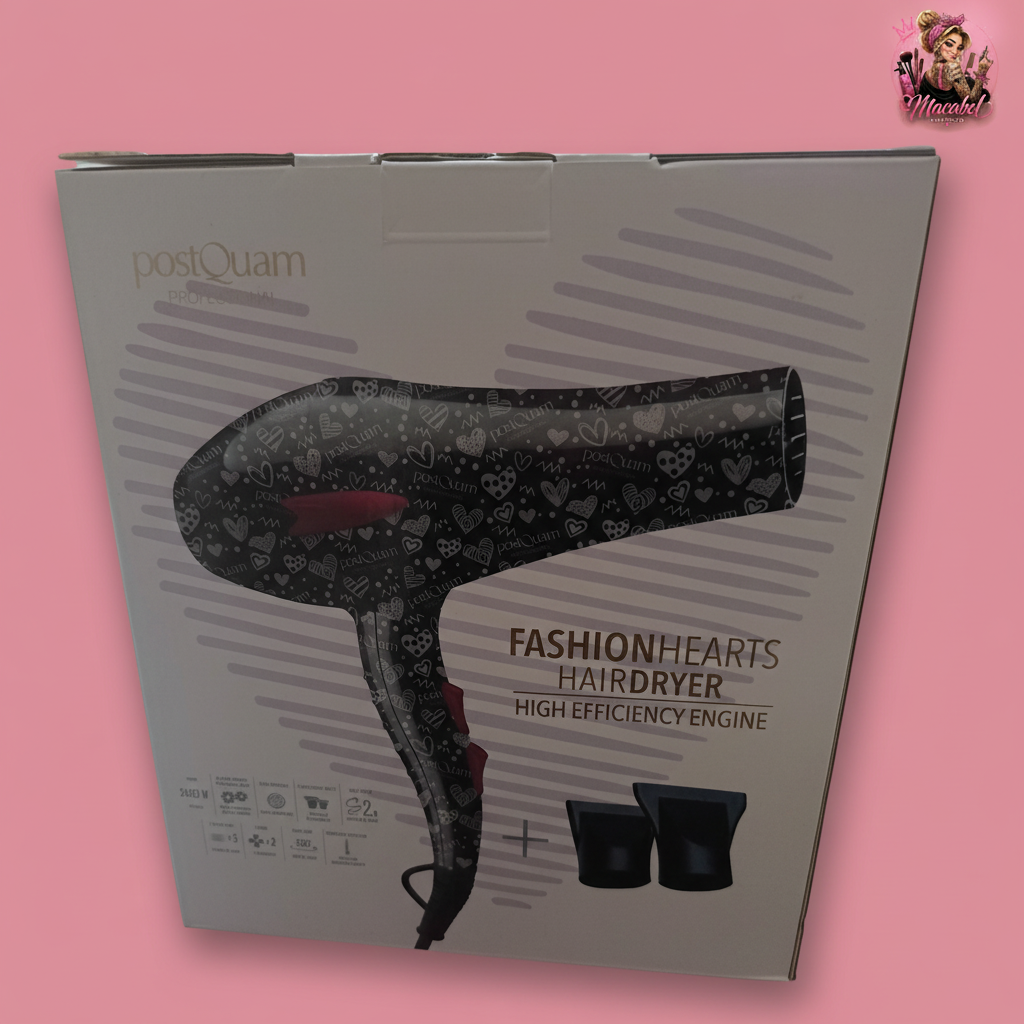 PostQuam Fashion Hearts Hair Dryer